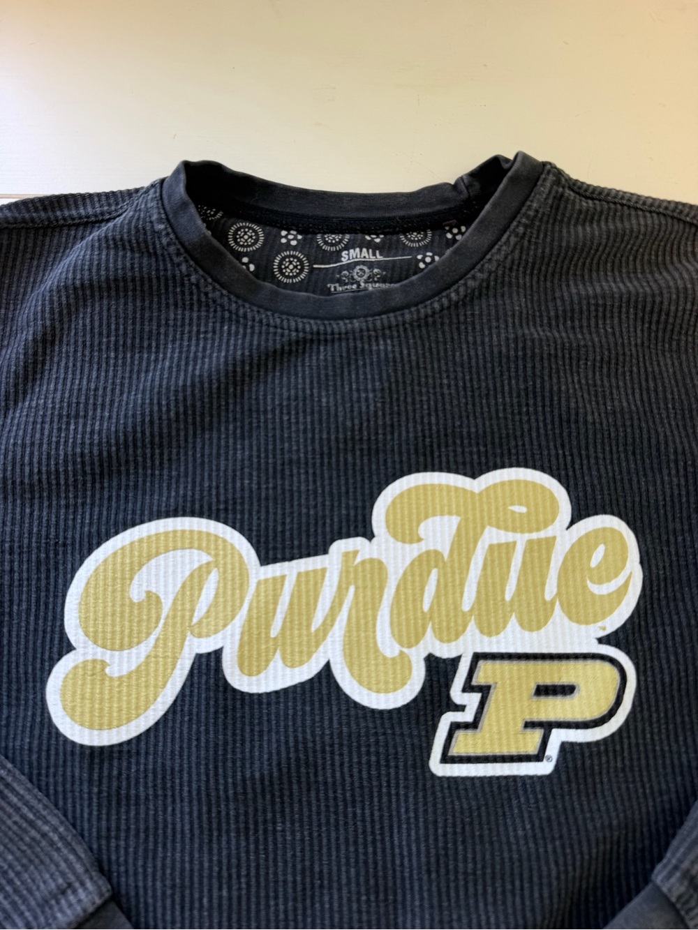 Purdue Ribbed Crewneck - Picture 3 of 3